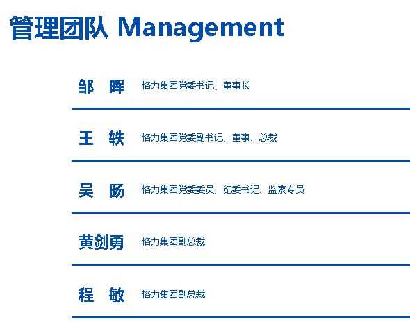 格力集团董事长,换了!