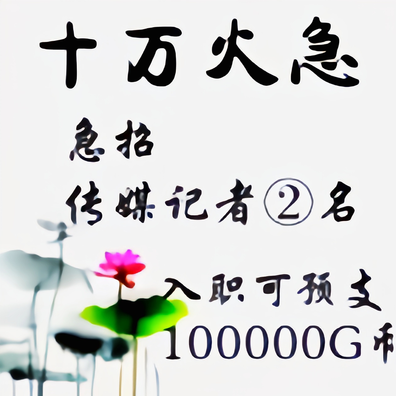 只有选择来传媒 你才能发挥出最大的潜能 只有跟着长胜团长干 你才能成功